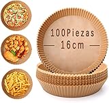 Garantía sabrosa: con este forro de papel desechable para freidora de aire, no compromete la delicia de los errores, no es grasoso, mantiene perfectamente la comida con un aspecto delicioso, ligero y práctico.