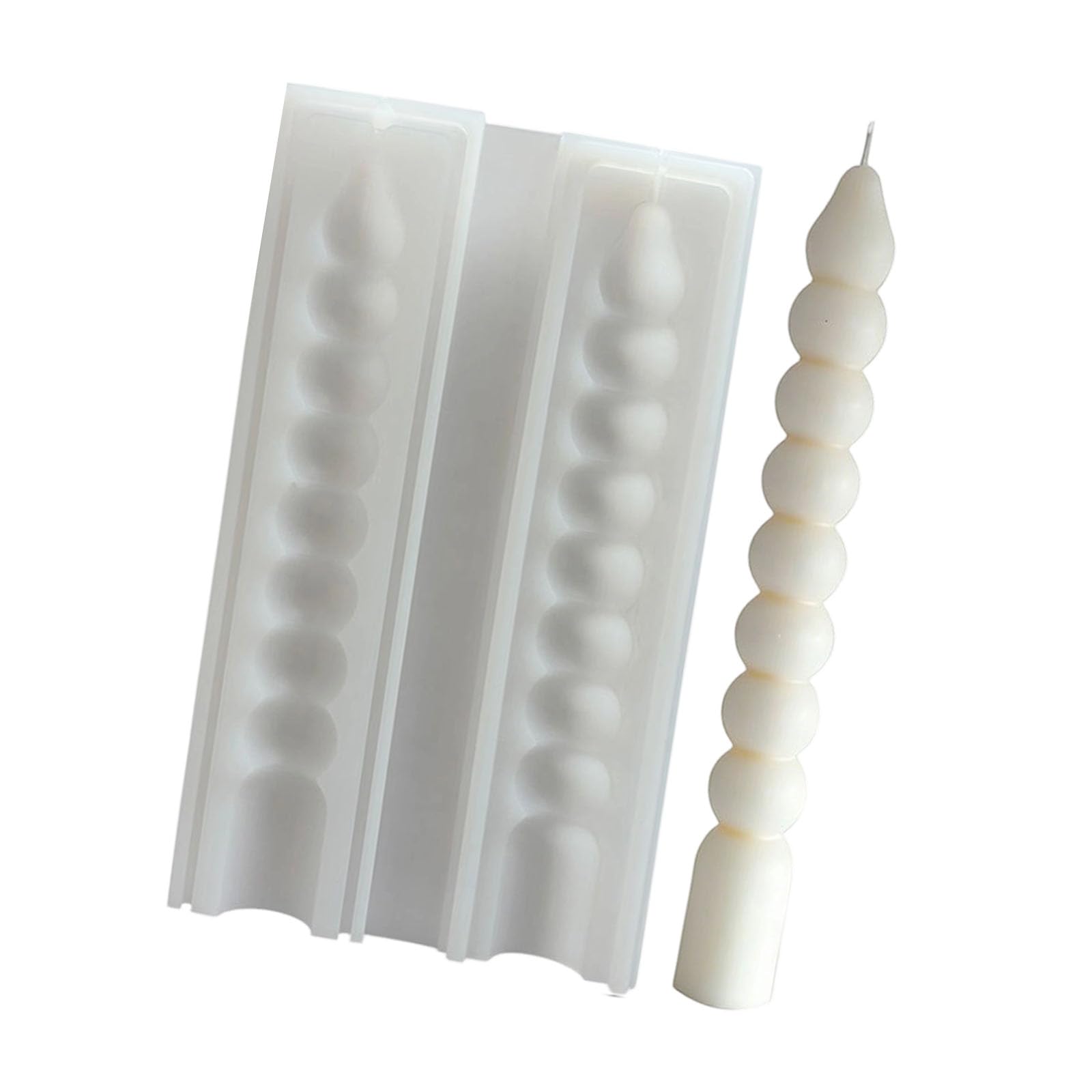 Yhplxyuus Food Grade Silicone for Making Soap Plasters Craft Featuring Unique Twist Pattern Easy Releases Craft