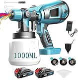 Kabellose Akku Farbsprühsystem,500W bürstenloser Motor...
