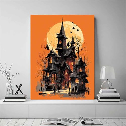 Affiche Halloween Dark Academia pour sublimer votre bibliothèque