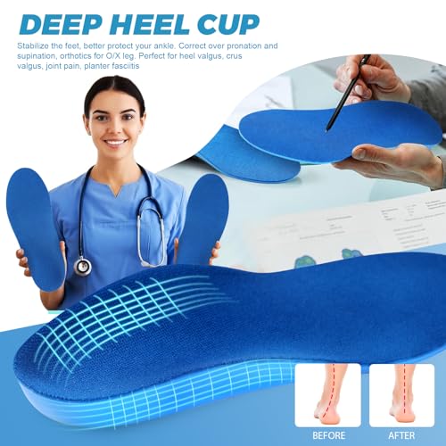 Image of Bacophy Kids Arch Support Insoles Orthotic Cushioning Inserts Deep Heel Cup