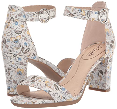 Lifestride Women's Averly Heeled Sandal, Green Floral, 6.5 #TOP6