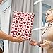 JarThenaAMCS 100Pcs Valentine's Day Poly Mailer 10 x 13 Inch Red Pink Heart Plaid Packaging Bags Self Seal Mailing Envelopes Bags for Small Business Clothing
