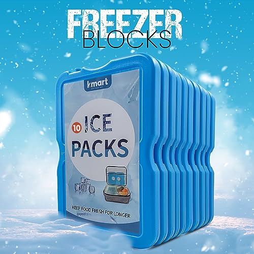 Roe Tenpo Home Freezer Blocks Ice Packs for Lunch Bags & Coolers - Slim, Reusable & BPA-Free Freezer Packs, Long-Lasting, Quick Freeze - Image 2