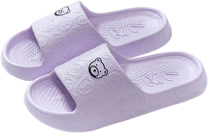 Slippers for women, EVA Summer Women Outdoor Rubber Slippers Indoor Soft Sole Couple Graffiti Sandals,for Women and Men