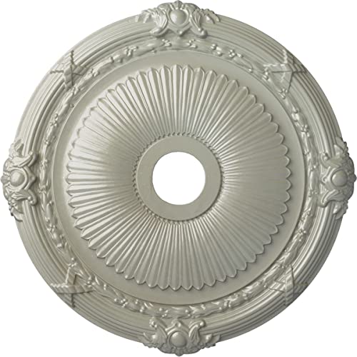 Ekena Millwork CM27HEFCS Heaton Ceiling Medallion 27 1/2"OD x 3 7/8"ID x 2 1/4"P (Fits Canopies up to 6 1/2") Hand-Painted Flash Copper