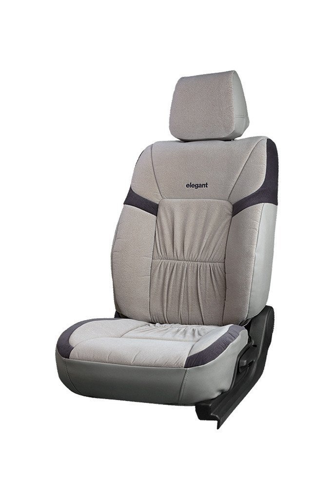 Elegant Fabric Car Seat Cover IGrey Europa Romeo for Mahindra Scorpio