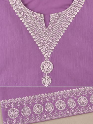 Image of KD Women Embroidery Rayon Kurta Pant Set with Dupatta | Kurta Set for Women | Daily Office & Festive Traditional | Stylish Kurti Pant Set with Dupatta
