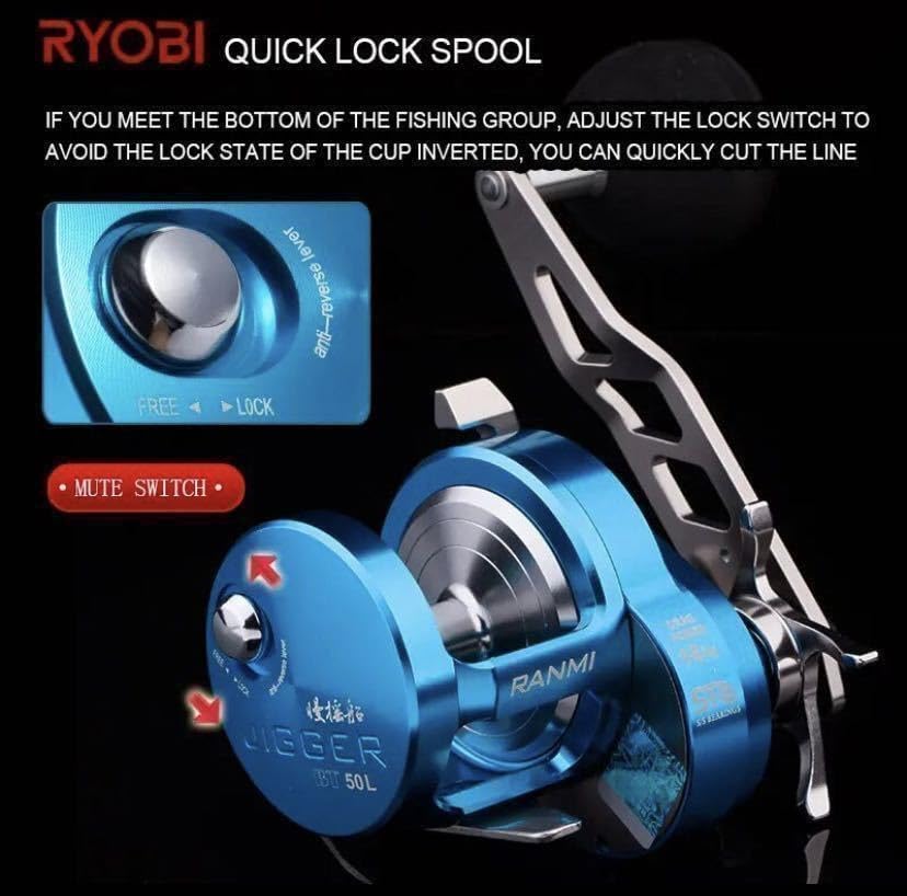 Amazon | 右巻き用 海外限定モデル RYOBI リョービ RANMI JIGGER BT50R 