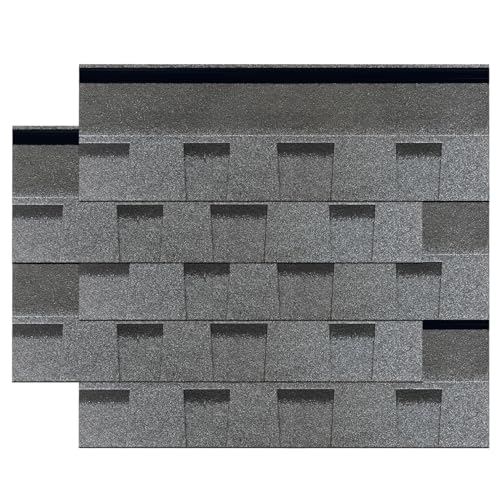 Tejas asfálticas de 39''x13'' autoadhesivas e impermeables para reparación de techo 2