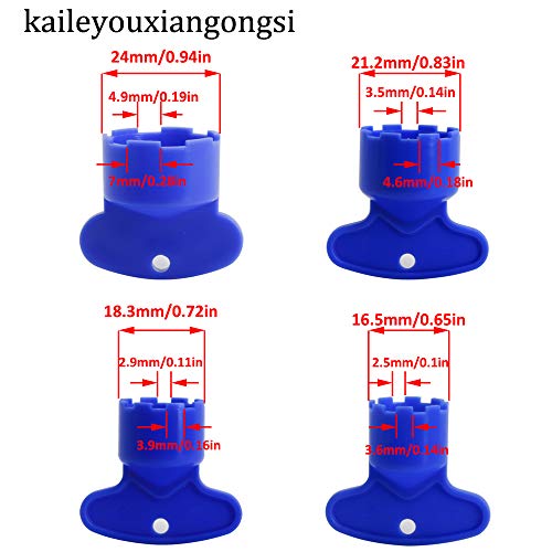 Kaileyouxiangongsi Aerator Wrench, Cache Faucet Aerator Key, Removal Wrench Tool For M 16.5 18.5 21.5 24 #TOP1
