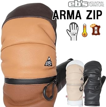 Amazon.co.jp: 25-26 eb's スノーボード ミトングローブ ARMA ZIP