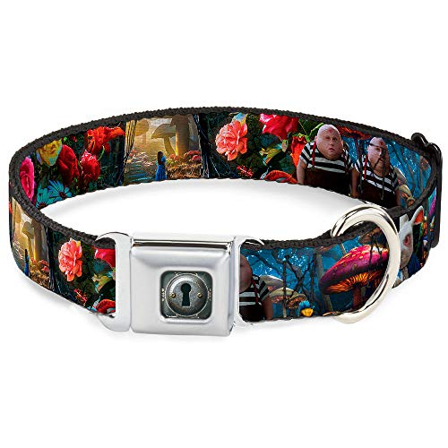 Collier de chien Buckle Down Alice Trou complète gris ajustable et solide - 2