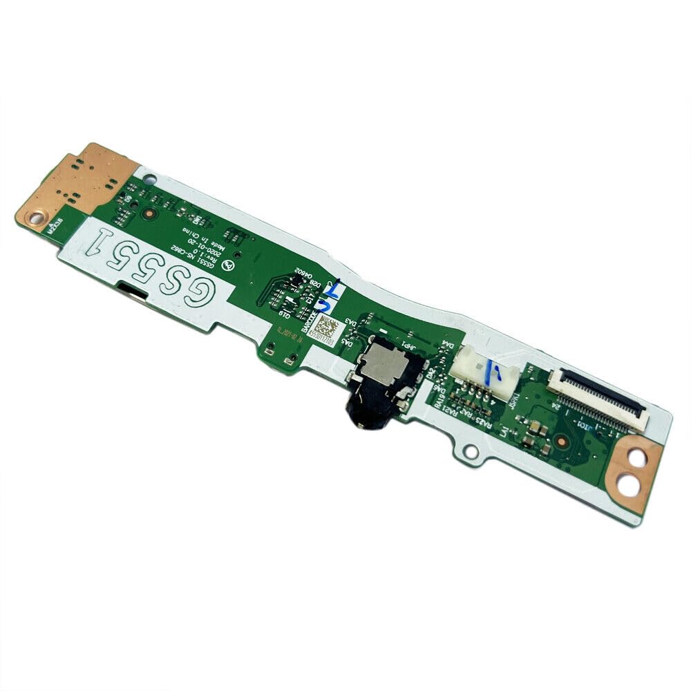 Carga USB Tarjeta Jack Dock Port Socket para Lenovo IdeaPad 3-15ARE05 81W4 5C50S25056 NS-C862 Tarjeta secundaria USB Módulo USB auxiliar