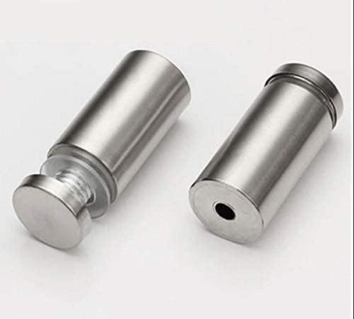Stainless Steel Stud Spacer for Glass (Thickness - 15mm) Height - 60mm (2 Pcs)-image-23
