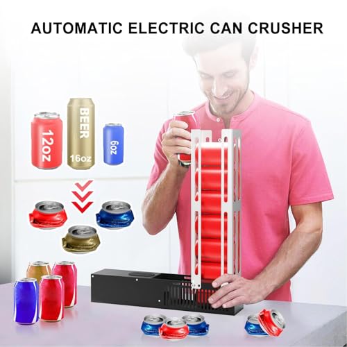 Trituradora automática de plástico, diseño multifuncional con control de ciclo para triturar latas y botellas de agua de plástico