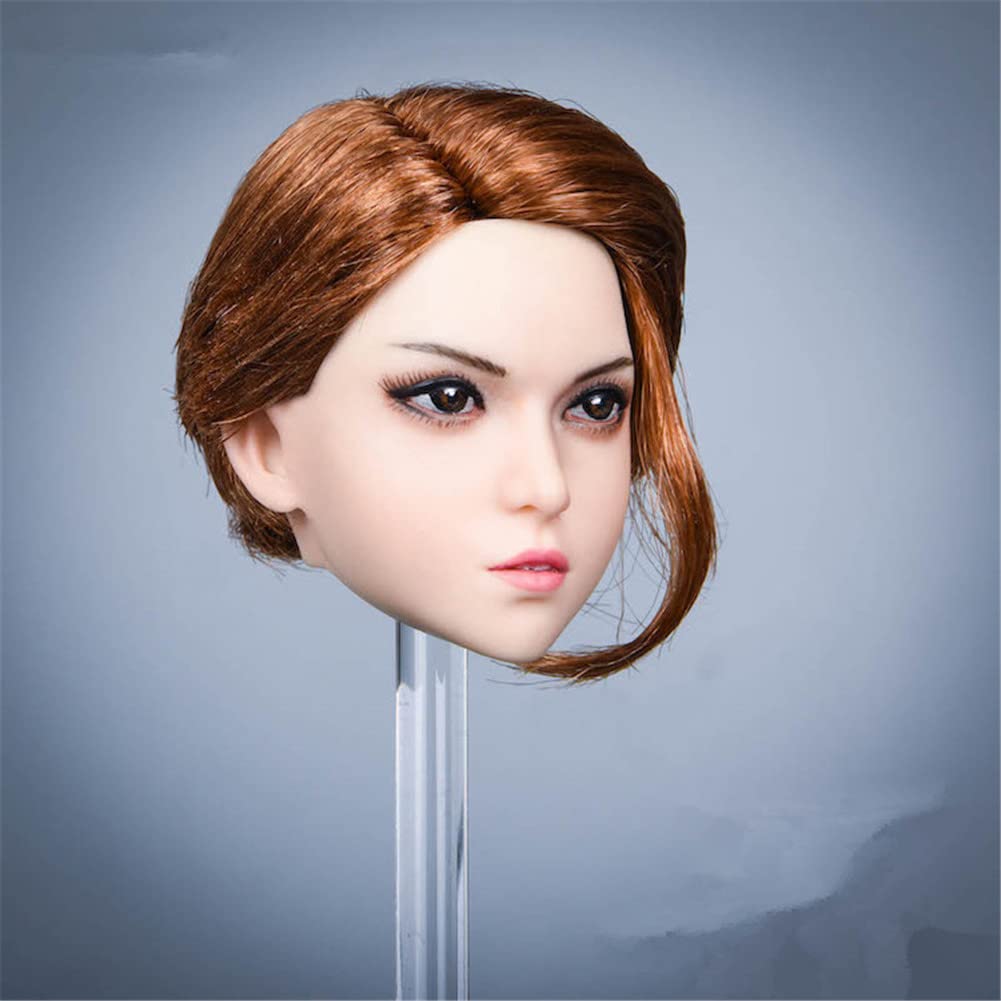 Tête de femme 1/6 haut de gamme pour figurine de collection féminine de 30 cm