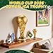 Trivolusia World Cup Trophy Replica for 2026 - PVC Souvenir & Decoration, Mini Football Champion Cup Gift (8.3 Inches)