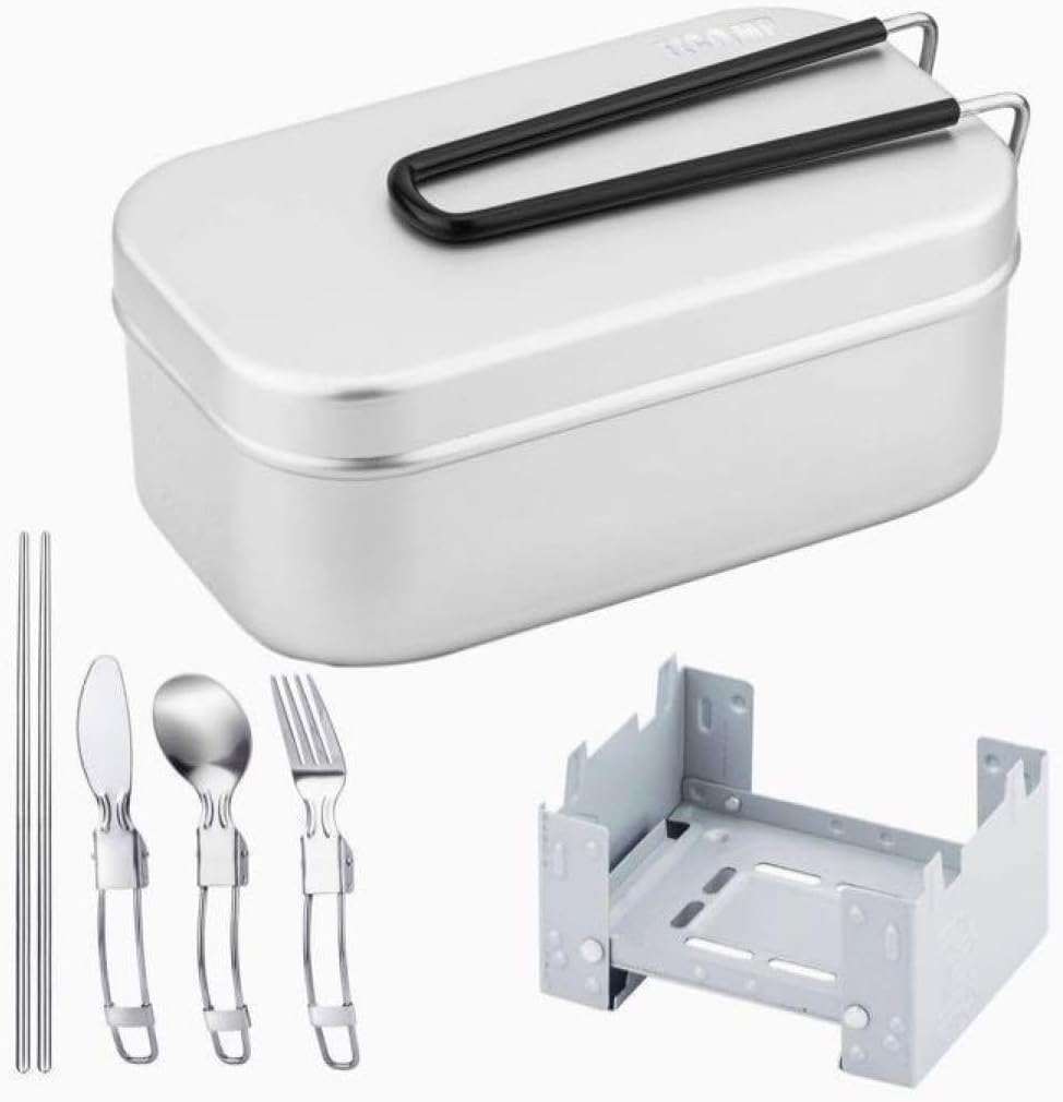 メスティン 飯盒 目盛 飯ごう 軽量 登山 炊飯 防災 1.5〜2合