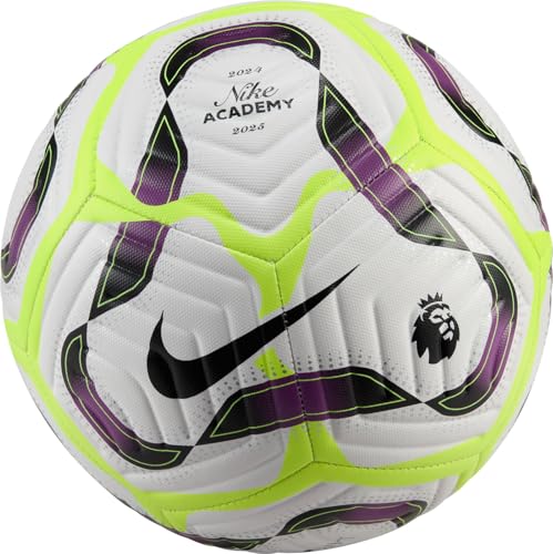 Nike FZ2976-100 Premier League Academy Football - Fa24 White/Bold Berry/Volt/Black 4