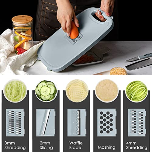 Hi Ninger Collapsible Cutting Board With Colander, 9-In-1 Multi Chopping Board Kitchen Vegetable Washing Basket For Camping Gifts Camping Accessories For Rv Campers #TOP4