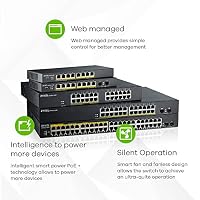 Zyxel Netzwerk Switch 8 Port | Smart Managed PoE+ | GS1900-8HP – Ansicht 4