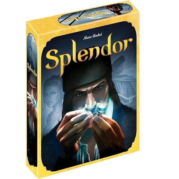Image of Splendor Board Game - Master The Art of Wealth and Prestige! - Engaging Gem Mining Strategy Game for Kids & Adults, Ages 10+, 2-4 Players, 30 Min Playtime