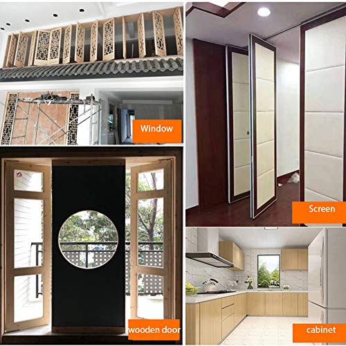 Gizhome 10 Pack 360 Degree Rotatable Door Pivot Hinges, Stainless Steel Drawer Window Door Fittings - 60 Mm/2.36 In #TOP7