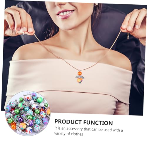 Porte clés pendentifs alliage perles ABS bijoux mode - 7
