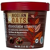 Modern Oats Chocolate Cherry Oatmeal, 2.6 Ounce (Pack of 12)