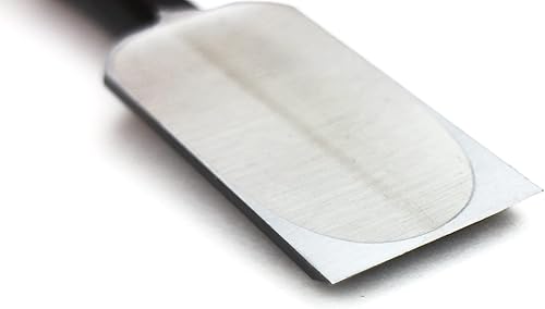 Miniatura 4 de OHKANBOSHI - Cincel japonés para carpintería "Oire Nomi", tallado, mortajante, cola de milano, mango de roble rojo, fabricado en Japón (1.181 in -