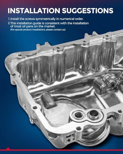 Image of KAX Engine Oil Pan compatible with Mini Cooper Convertible /Hatchback 2002-2008, Replace# 264-563