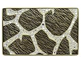 HA0708 Leopard Pattern Rhinestone Belt Buckle Fits 1-1/2