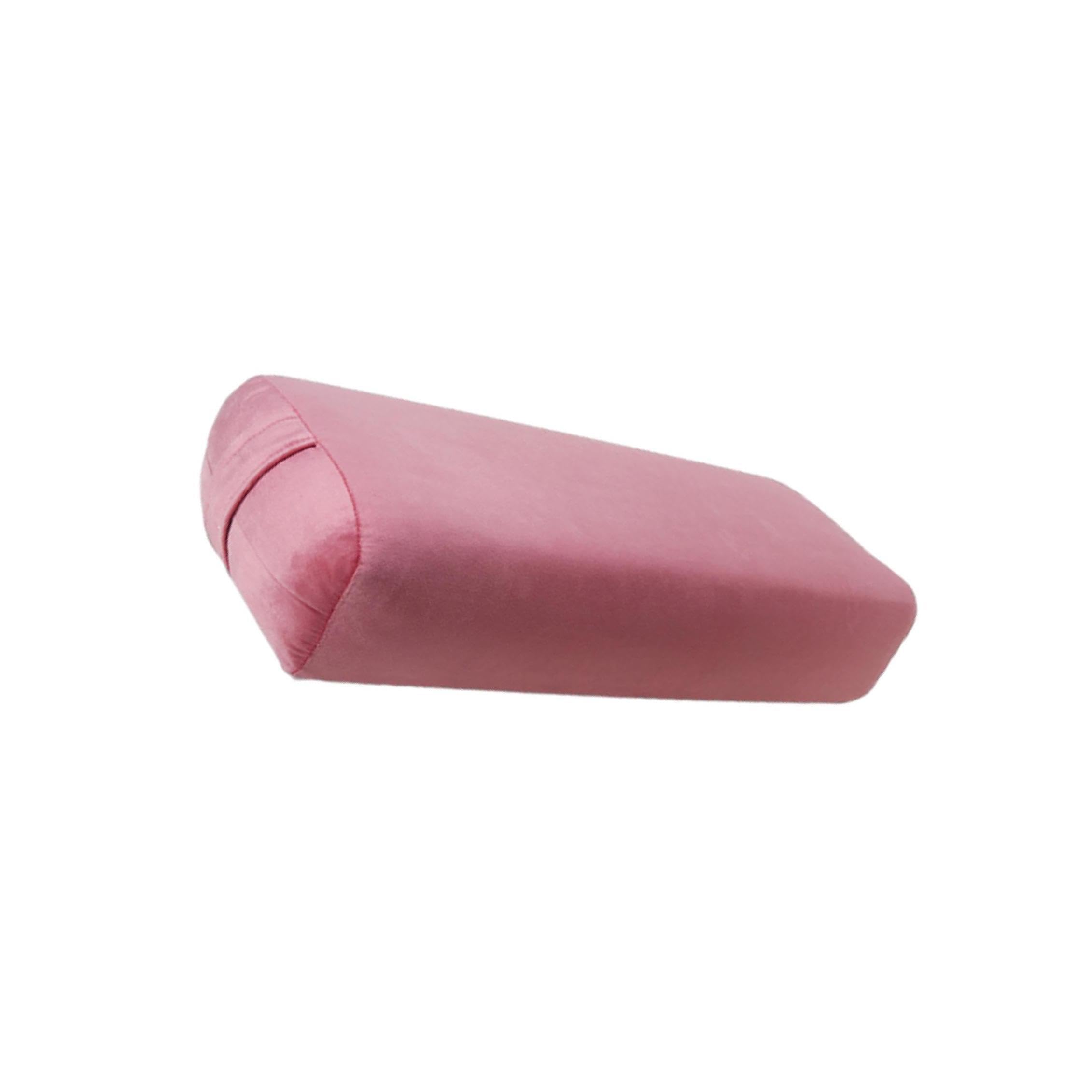 Cómoda Almohada de Yoga con Soporte para práctica de Yoga restaurativa, Funda extraíble y Esponja Suave de Apoyo, cojín de meditación con Esponja, Accesorios para