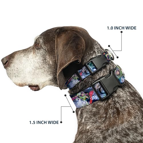 Collar Buzz Lightyear de nailon estampado con broche plástico de ajuste 3