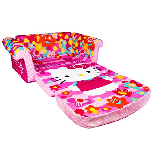 Marshmallow Furniture, Children\'s 2 in 1 Flip Open Foam Sofa, Hello Kitty, by Spin Master