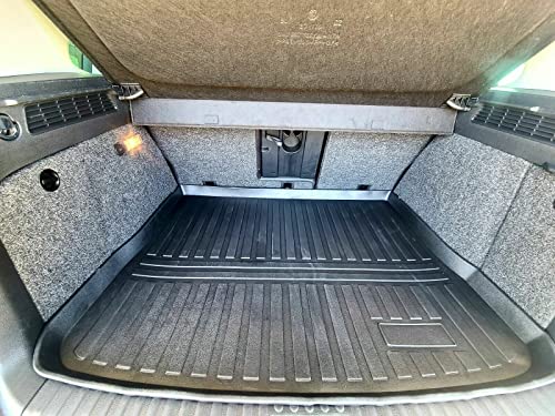 Eaccessories Ea Cargo Liner - Trunk Mat For Volkswagen Tiguan 2009-2017 – Weather-Resistant Trunk Mats For Cars With Raised Lip – Non-Slip Car Trunk Mat Rubber – Easy To Install – Laser Pre-Cut Design #TOP4