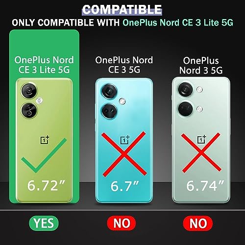 Image of AIBEX Armor Back Cover Compatible for OnePlus Nord CE 3 Lite 5G| Rugged Shockproof Case with Ring Holder & Kickstand | Military-Grade Protection | Magnetic Car Mount Compatible