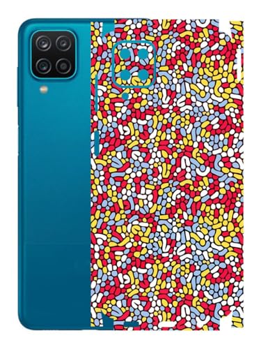Image of AtOdds - Mobile Back Skin Sticker Wrap Compatible with Samsung Galaxy A12 (Coverage - Back+Camera+Sides) (Beans)