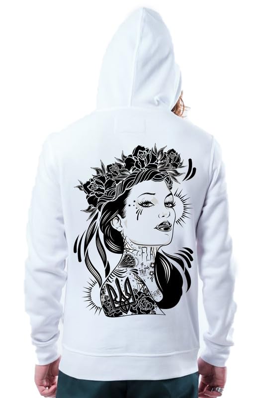 VLAM Spooky Girl Design Graphic Printed Oversized Fit Unisex Hoodie | Trendy Back Print Anime Hoodie VLAM Spooky Girl Design Graphic Printed Oversized Fit Unisex Hoodie | Trendy Back Print Anime Hoodie
