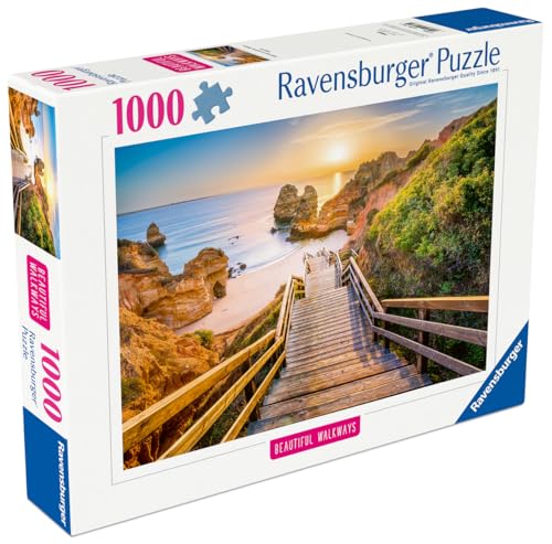 Puzzle 1000 pièces : Escalier vers la plage de Camilo Algarve Ravensburger France - vue 6