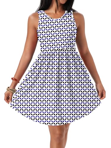 Image of HiMONE Vacation Dresses for Women 2025 Summer Dress Women's Casual Sundresses Casual Beach Petite Sun Dress XS-2XL