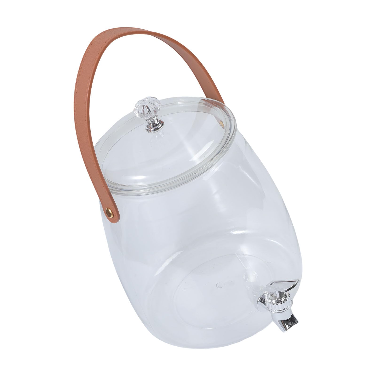 Buxuaaaa 5L Premium Cold Drink Dispenser Pet Pitcher Efficient Electroplated Spigot For Hot And Cold Beverages Party Essential Pet Juices Dispenser
