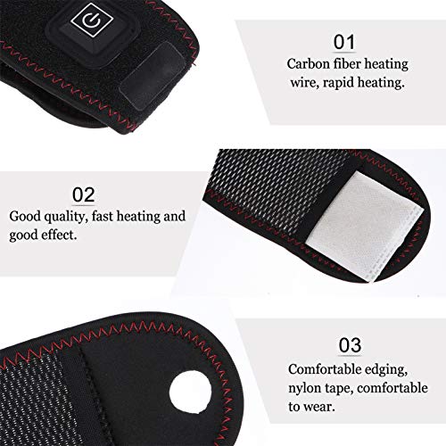 EXCEART Cinta de Pulso de Aquecimento Bandagem de Pulso Aquecida Suporte de Mão Cinta de Compressão