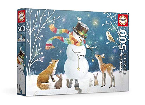 Preisvergleich Produktbild Educa 18957 - Snowman and Friends - 500 Teile