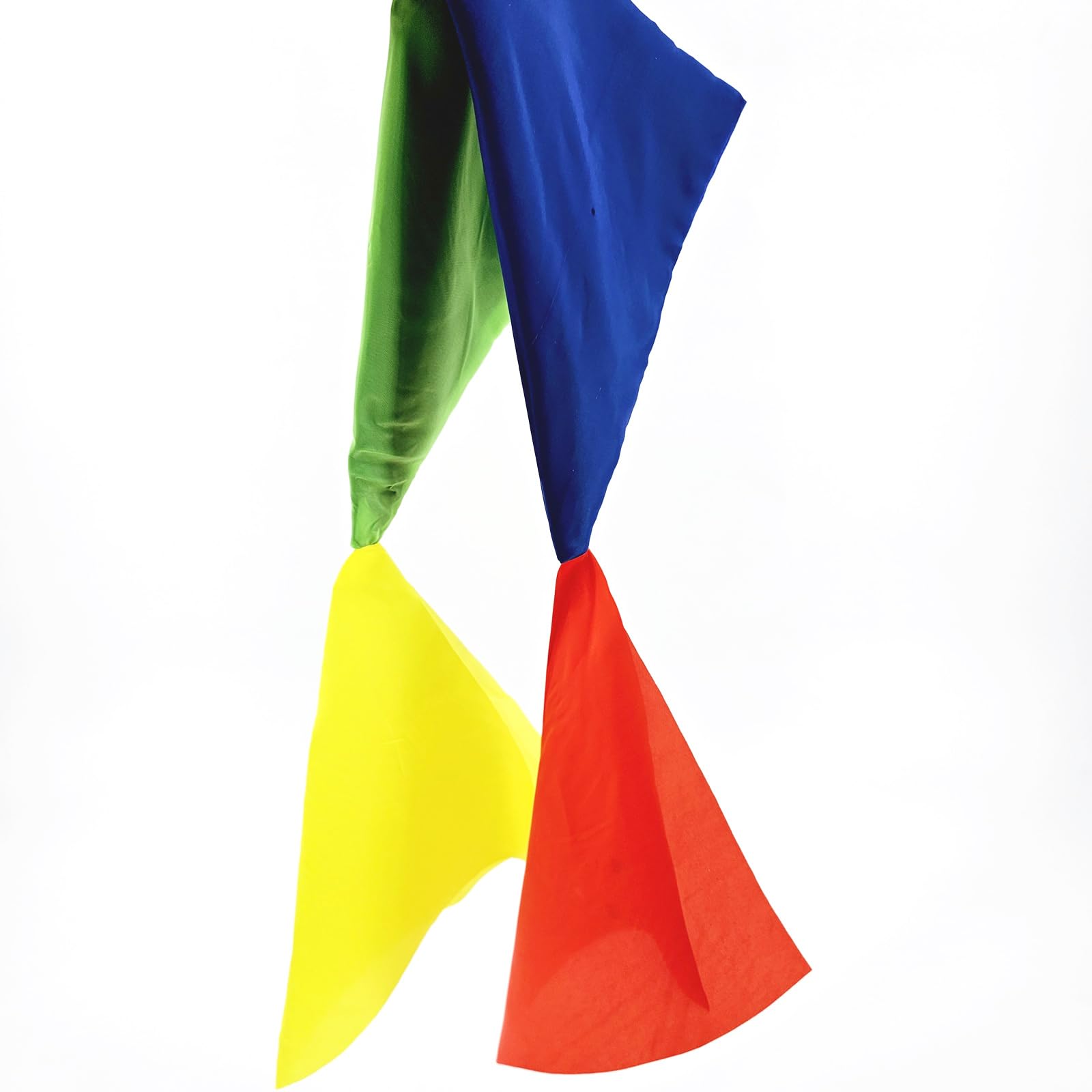 2 bufandas mágicas de seda que cambian de color, bufandas para calles de truco de magia, pañuelo para niños y adultos, regalo de fiesta de cumpleaños, 7.88 x 7.88 pulgadas 4