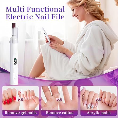 Perceuse à ongles dissolvant kit lime électrique et outils de manucure