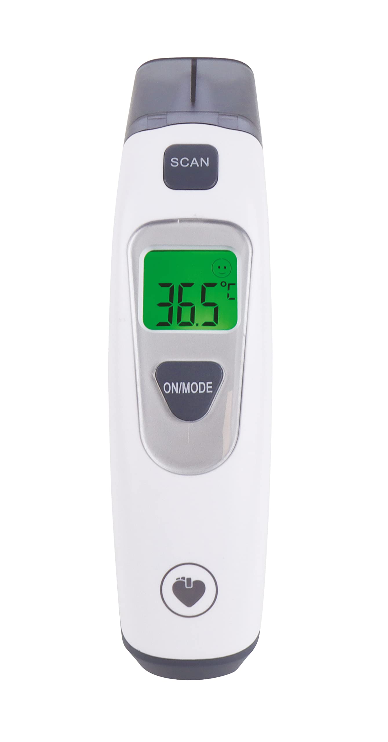 SPENGLER Tempo Duo II, termometro a infrarossi frontale e auricolare, per presa di temperatura veloce e affidabile, ultra preciso, versatile, performante, schermo retroilluminato in 3 colori