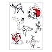 Planche A4 de stickers judo autocollant adhésif scrapbooking - A56