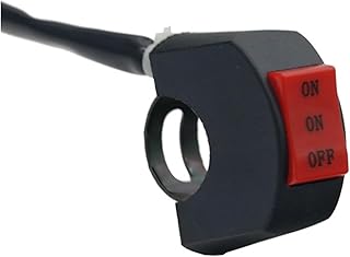 Motorcycle Switch Motorbike Handlebar Switches ON/OFF Button Connector Push Button Scooter Accessories Motorcycle Switch Bullet Connector On Off Switch